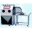 XZ-9080F推車轉(zhuǎn)盤噴砂機，轉(zhuǎn)盤式噴砂機，手動噴砂機